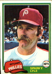 1981 Topps Baseball Cards      719     Sparky Lyle
